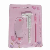 Comprar Cejas Pack Microblading 1 Mini Calibre 1 Cepillo 3 Platillas