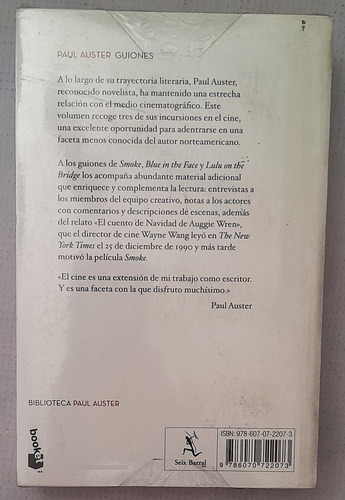 Guiones Paul Auster 1a Edic (Usado)