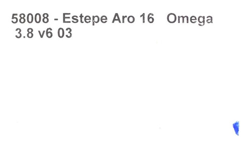 Estepe Aro 16 Gm Omega 3.8 V6 2003 (Usado)
