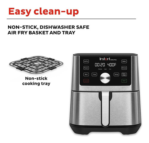 Instant Pot Vortex Plus 6-in-1 6-quart Large Air Fryer Oven