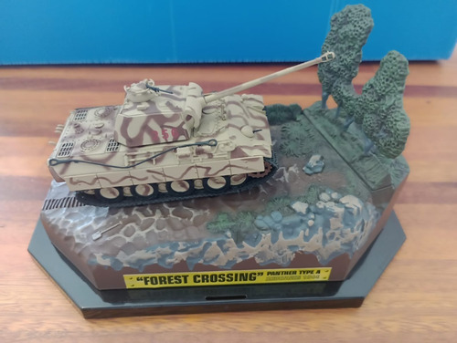 Tanque Matchbox Panther Type A Diecast Con Diorama 1/72 Ww2