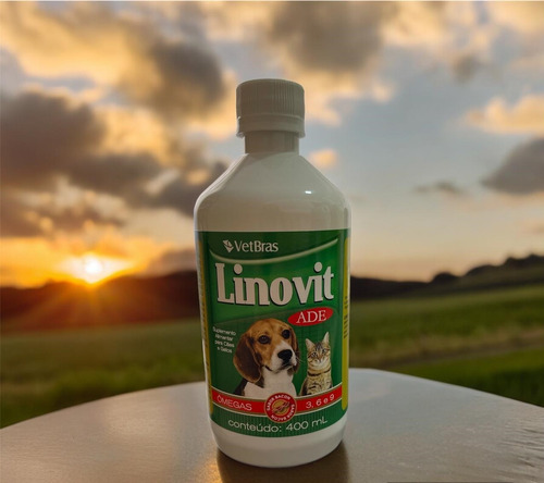 Linovit Ade 400ml - Nutrição Essencial Para Cães E Gatos
