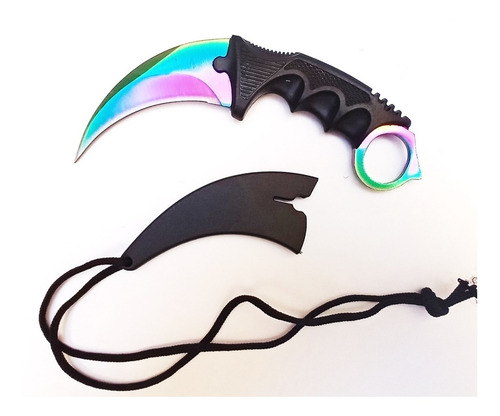 Imagen 1 de 9 de Cuchillo De Caza Tipo Karambit Navaja Táctica Supervivencia