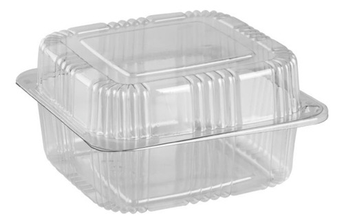 Contenedor Con Botón Para Alimentos Pet 14x14.6x8 Cm 10 Pzs