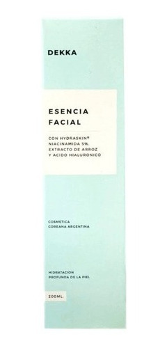 Esencia Facial Dekka Hidratacion Profunda Formula Coreana 