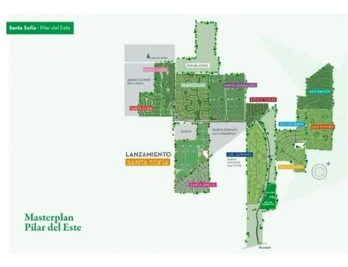 Imagen 8 de 14 de Terreno - Barrio Santa Sofía Etapa Iii Lote 426 - Pilar Del Este