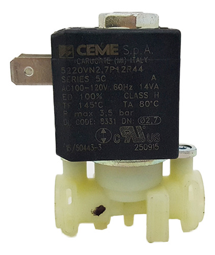 Valvula Solenoide 127v P Cafeteira Delonghi Ecam23450s 49772