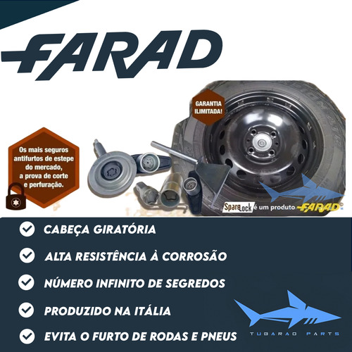 Antifurto De Estepe Sparelock Para Pickup / Caminhonete