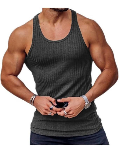 Camiseta De Tirantes Para Hombre Dry Fit Transpirable