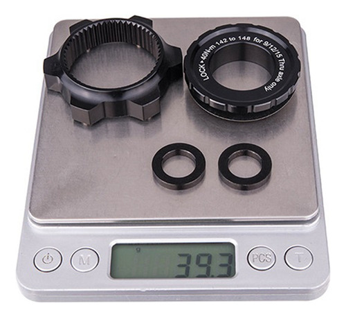 Adaptador Crystally-center Lock Hub Boost, Trava Central Par