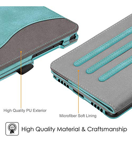 Funda Plegable Para Tablet Fintie Fintie Color Z- Turquoise/brown