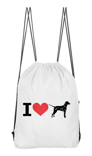 Bolso Deportivo I Love My Dalmata (d0992 Boleto.store)