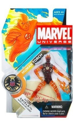 Marvel Universe S1-007 Human Torch Flame On
