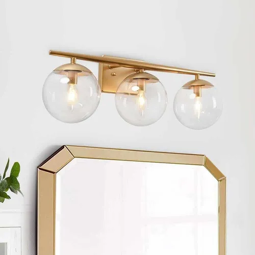 comprar Glass Globe Vanity Latón Mid-century Moderno Contemporáneo M