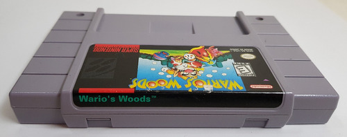 Wario's Woods Snes Original Americano Testado (Usado)