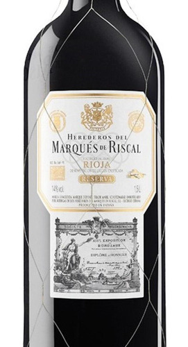 Pack De 2 Vino Tinto Marqués Del Riscal Rtempranillo 1500 Ml