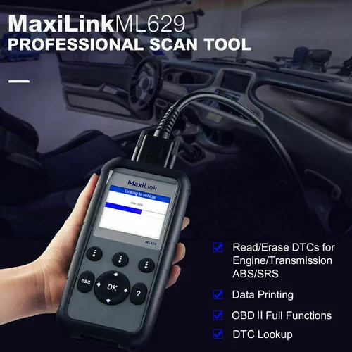 Lector Y Programador Automotriz Autel Maxilink Ml629 Obd2