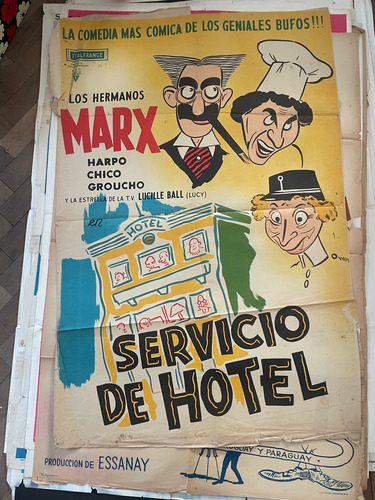 Afiche Cine Hermanos Marx (Usado)