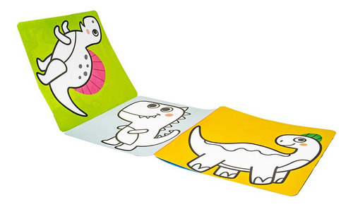 Livro-sanfona Para Colorir: Dinossauros