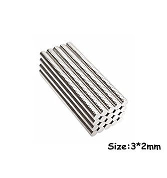 Imagen 1 de 3 de Imánes 3x2mm 100 Unidades