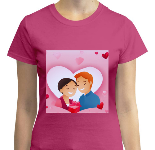 Playera Pareja Enamorada - Día Del Amor - Amor - Pareja