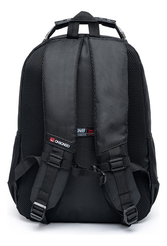 Mochila Executiva Notebook Masculina Resistente Cor Preto Desenho Do Tecido Lisa