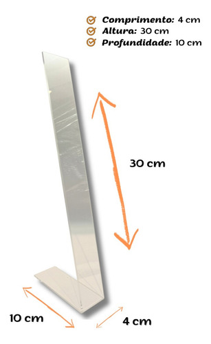 Expositor Tiara 29cm + Expositor De Laços E Presilha Cor Branco