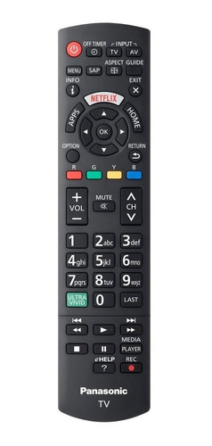 Controle Remoto Panasonic Viera Netflix Tnq2b4906 Original!