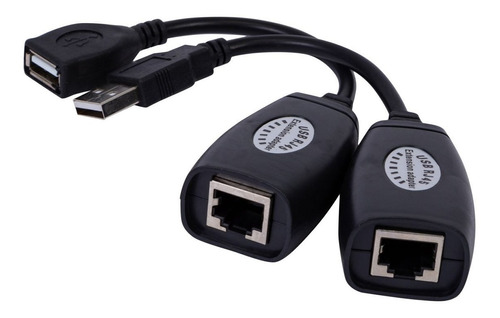 Adaptador Conversor Extensor Usb X Rj45