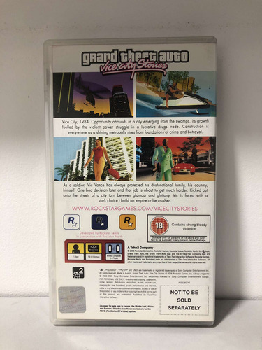 Grand Theft Auto Vice City Stories Com Mapa Europeu Psp
