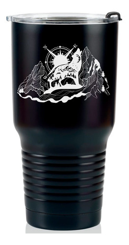 Wolf Gifts For Men, Vaso De Acero Inoxidable De 30 Onzas Par