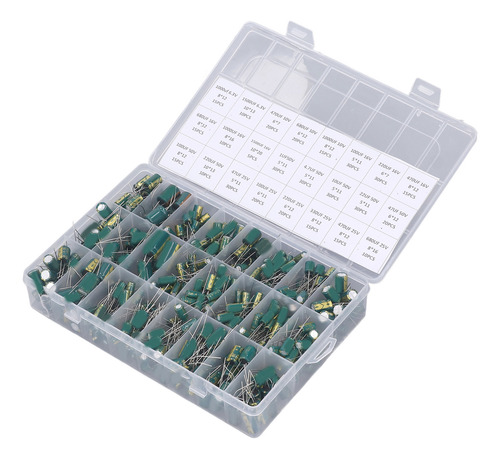 Kit Surtido De Condensadores, 460 Piezas De Aluminio Electro