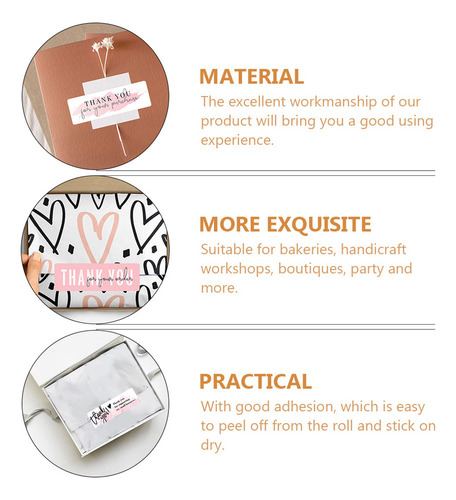 Pegatinas De Agradecimiento Tipo Boutique Pantry Labels, 3 R