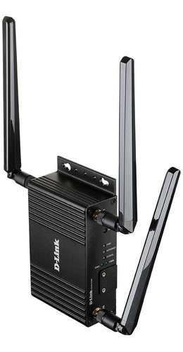 Router 4g D-link Dwn-312w Doble Sim 150 Mbps 3 Antenas Color Negro