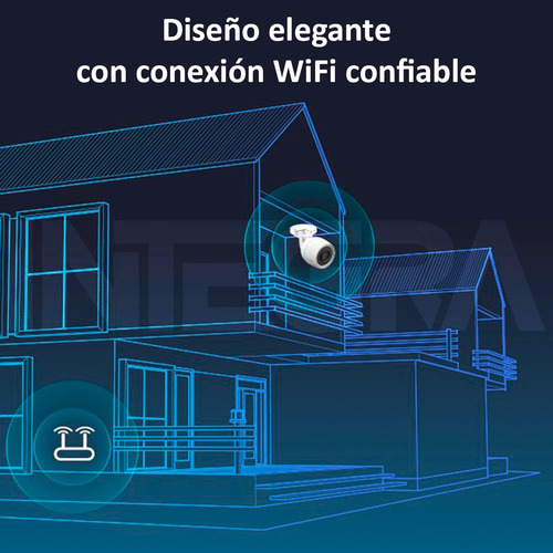 Camara Ip Wifi Fhd 2mp Con Ia Ip67 Ir30m Modelo H3c Ezviz Color Blanca