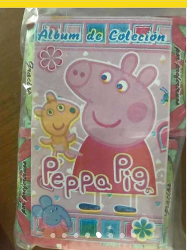 Album De Barajitas Peppa Pig Con Cartas Coleccionables