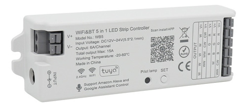 Regulador Led Inteligente 5 En 1 Zigbee/wifi Alexa/google