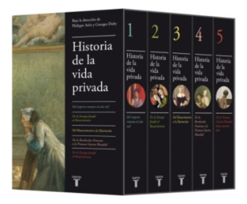Historia De La Vida Privada (edición Estuche Con Los Cinco V