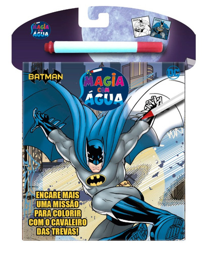 Batman - Livro mágia com água, de On Line a. Editora IBC - Instituto Brasileiro de Cultura Ltda, capa mole em português, 2020