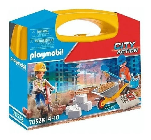 Playmobil 70528 Maletin Construccion Obra Herramientas 