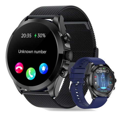 Reloj Inteligente Para Hombre Ecg+ppg Glucemia Llamada Y