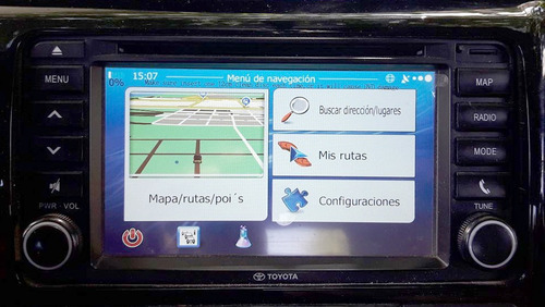 Actualización Mapas Gps Toyota Etios Platinum Mercosur
