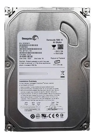 Disco Duro Pc 80 Gb Seagate Usado