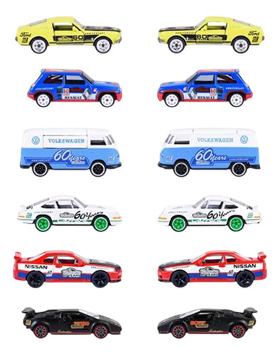 Juego Vehiculo Auto Metal Aniversario 60 Majorette 7.5cm