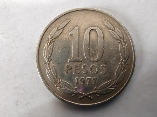 Moneda Chile 10 Pesos 1977(x1047