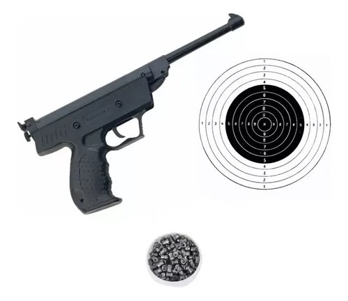 Pistola Luger A Poston Calibre 5.5 + Postones