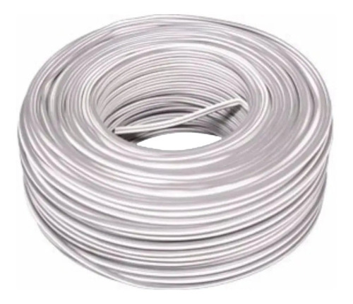 Cable Gemelo Rollo 10 Metros 2 X 1mm Blanco