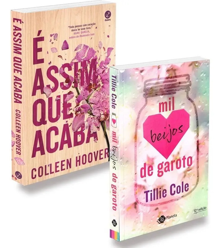 Livro Kit Mil Beijos De Garoto + É Assim Que Acaba, De : Colleen Hoover / : Tillie Cole. Não Aplica, Vol. Não Aplica. Editorial Galera-planeta, Tapa Mole, Edición Não Aplica En Português, 2021
