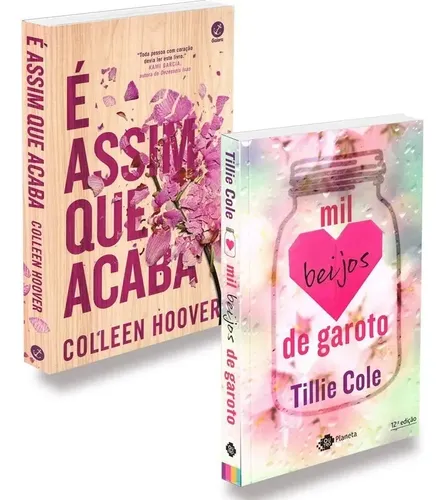 Livro Kit Mil Beijos De Garoto + É Assim Que Acaba, De : Colleen Hoover / : Tillie Cole. Não Aplica, Vol. Não Aplica. Editorial Galera-planeta, Tapa Mole, Edición Não Aplica En Português, 2021