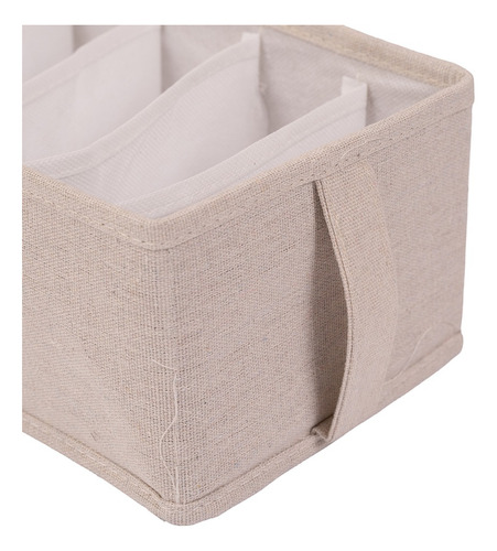 Organizador Colgante 6 Niveles Tela Plegable Dormitorio Color Gris